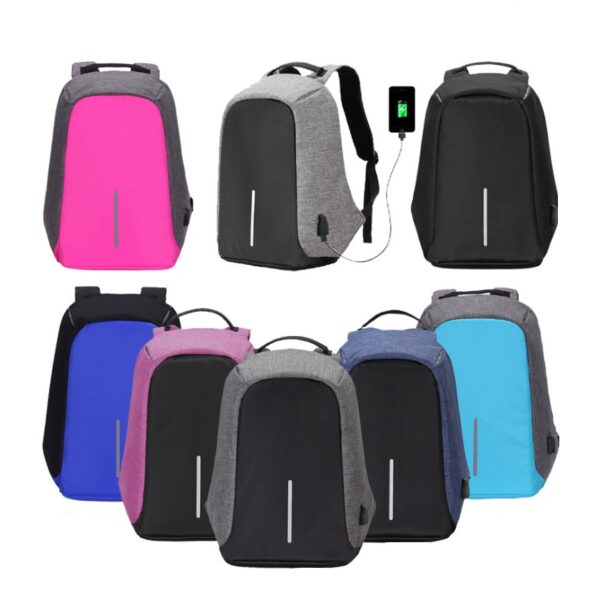 Multi-Functional Water Resistant USB Charging Computer Notebook Backpack Bag