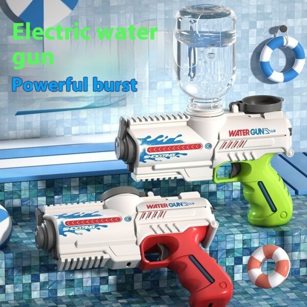 Electric Water Gun Toy Full-automatic Large Capacity Beach Water Playing Toy